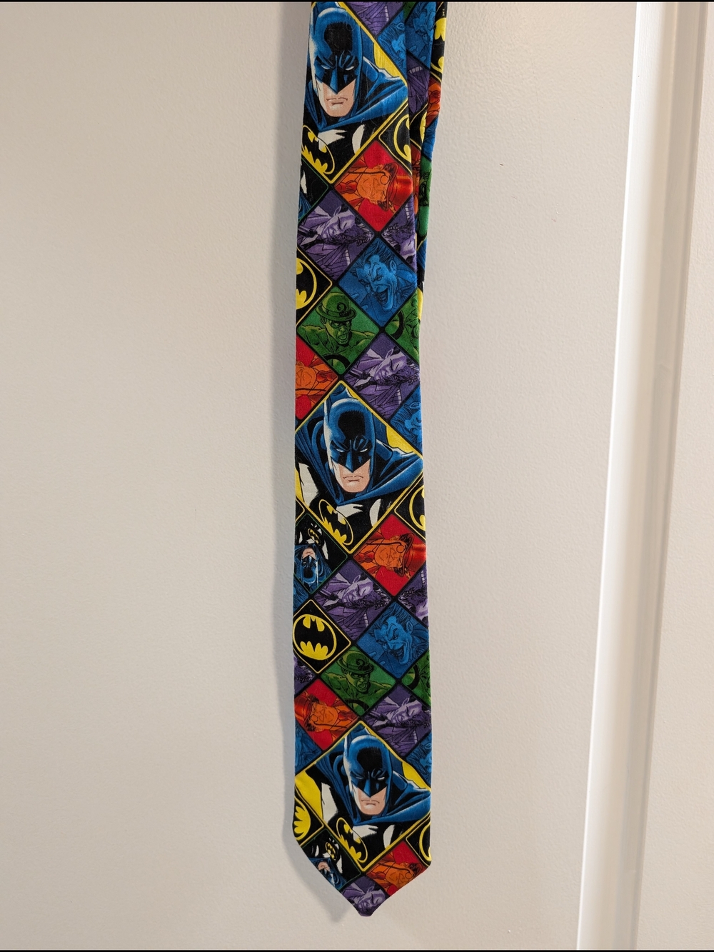 Batman Mosaic Tie - Multicolor